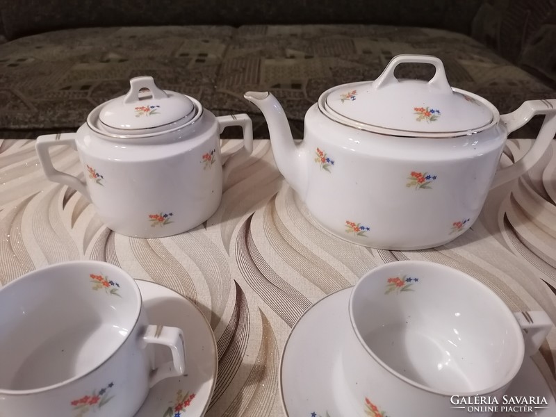 Zsolnay antique tea set