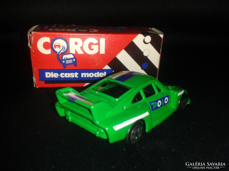 Corgi Porsche 935 Green Polo Made in GT Britain dobozzal 1985