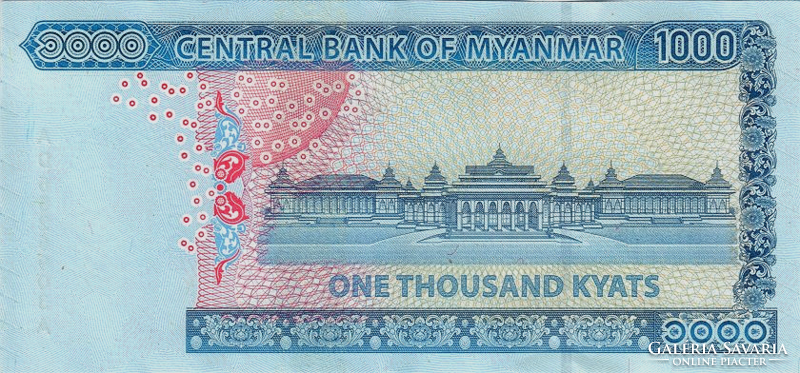 Myanmar 1000 kyat 2019