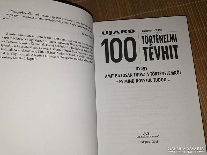 100 történelmi tévhit és Újabb 100 történelmi tévhit.2 könyv egyben.3900.-Ft