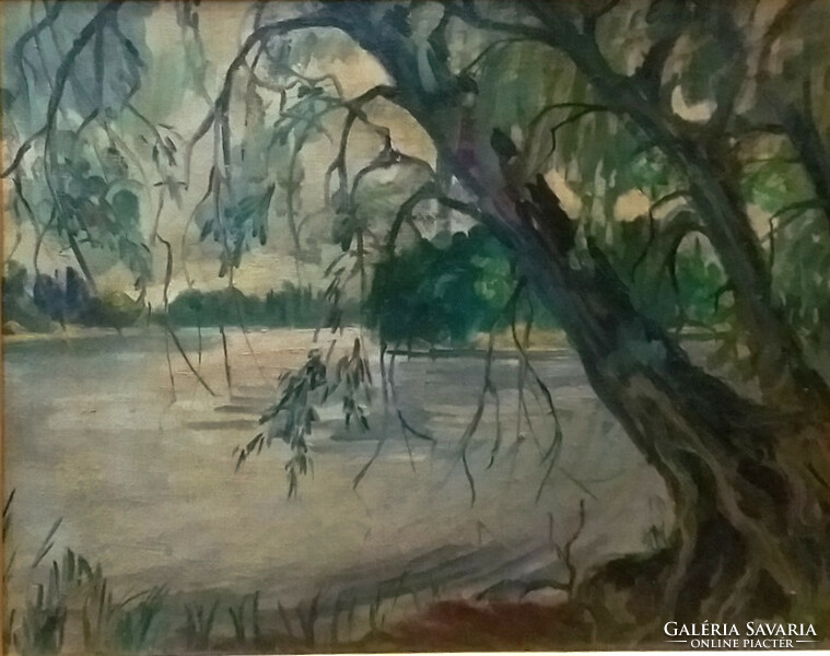 Erdélyi Béla (1891 - 1955 ) : Ung folyó (Ungvár)