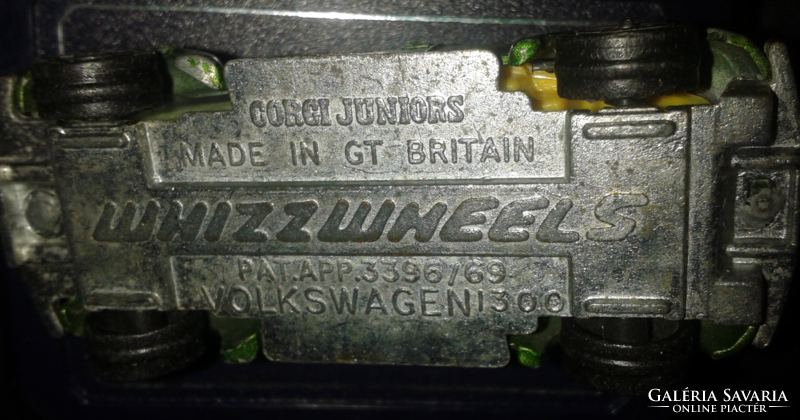 Corgi Juniors - WhizzWheels - Volkswagen 1300 - Made in Gt. Britain - fém alváz