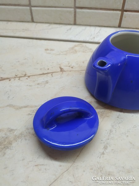 Blue ceramic spout, jug for sale!