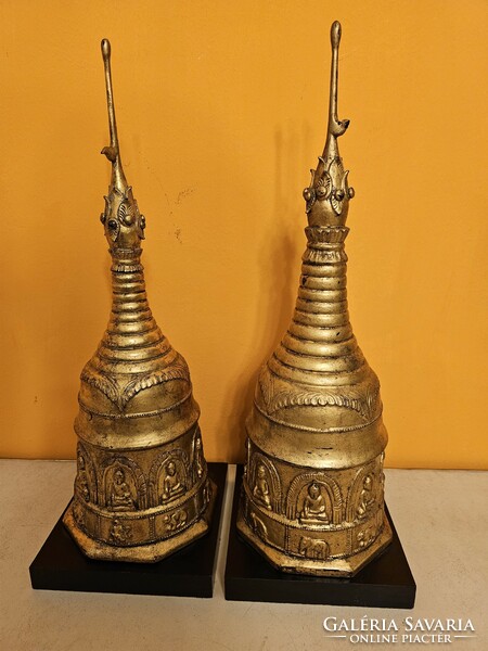 Pair of old "stupa"