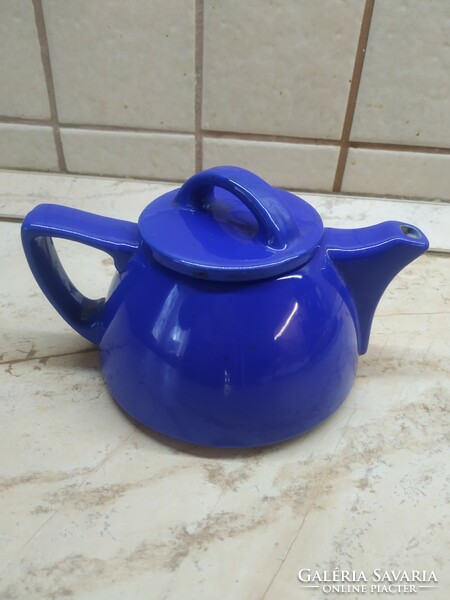 Blue ceramic spout, jug for sale!
