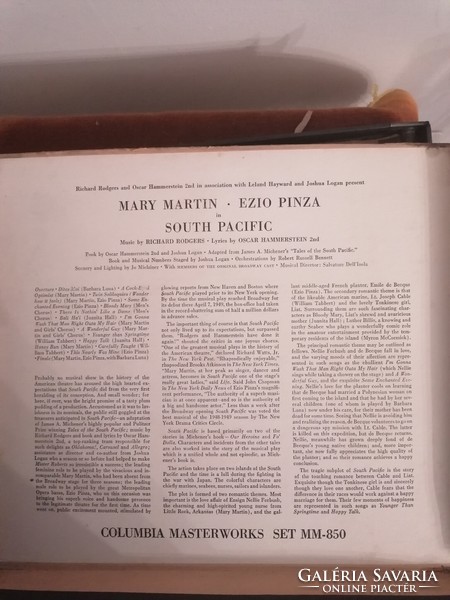 Gramophone record album from 1949, South Pacific