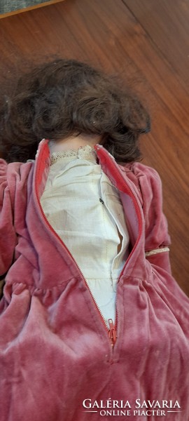 Heubach köppelsdorf 250-5 Germany doll with porcelain head 65cm