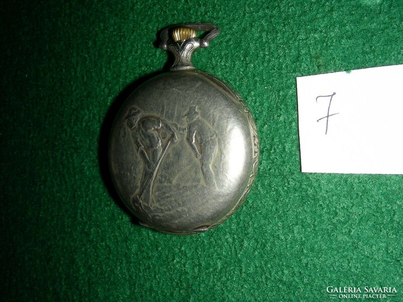 8-day pocket watch with Hebdomas date