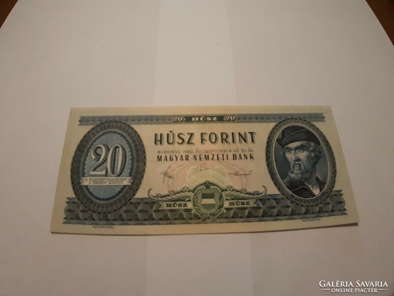 20 Forint 1980 AUNC