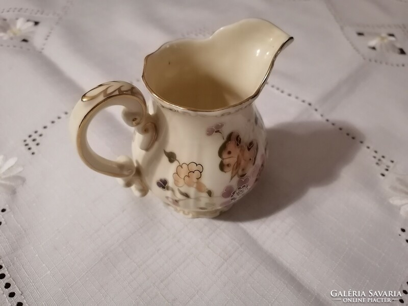 Zsolnay butterfly pattern milk spout for coffee set
