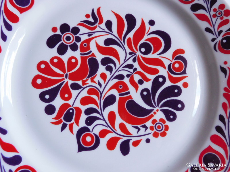 Alföldi  tányérok népies madaras mintával 24 cm - 2 darabo