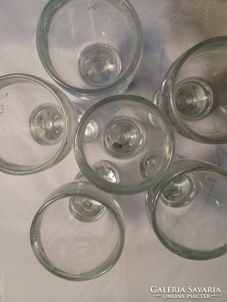 Unicum feliratos üvegpohár
