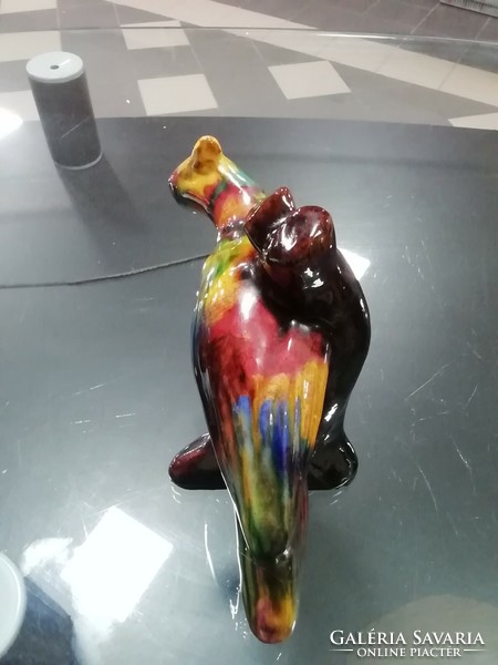 Ceramic parrot in a unique color
