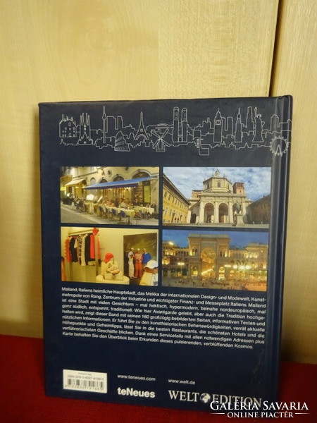 Milan travel guide from 2007, in German. World edition. Jokai.