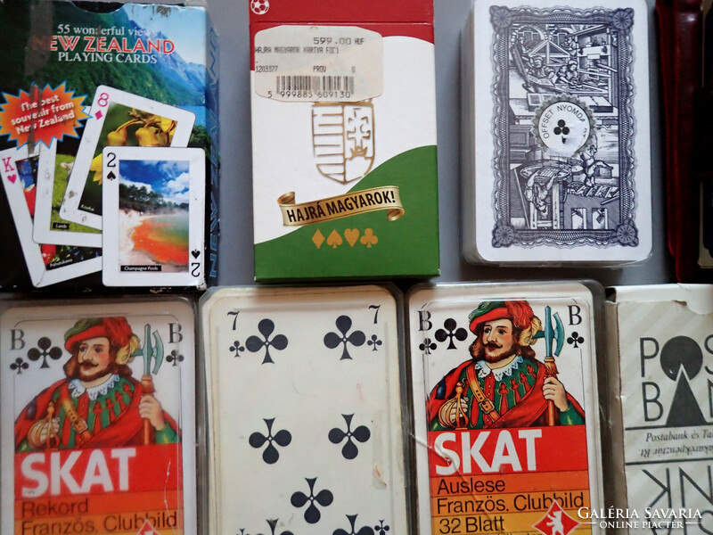 30 db francia kártya pakli csomag gyűjtemény franciakártya kártyacsomag römi bridge canasta skat