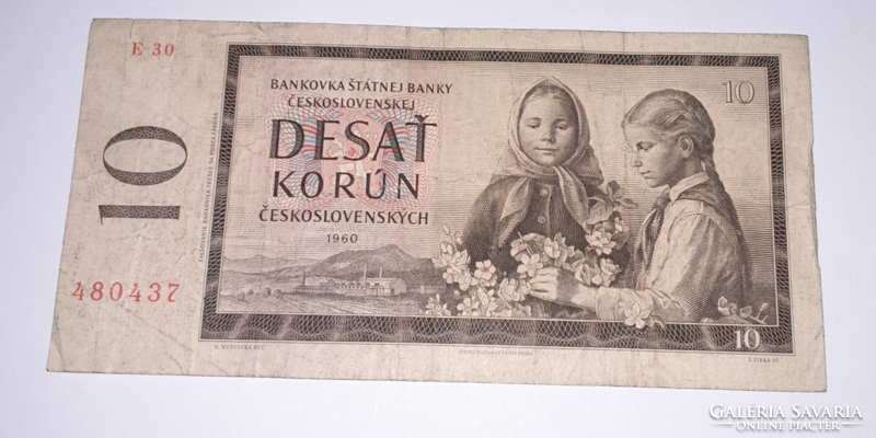 Czechoslovakia 10 crowns (banknote-1960)