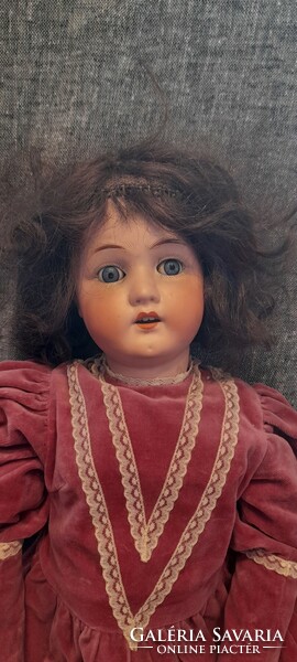 Heubach köppelsdorf 250-5 Germany doll with porcelain head 65cm