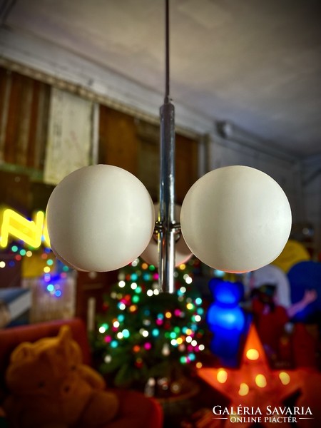 Retro, space age design ceiling lamp, chandelier