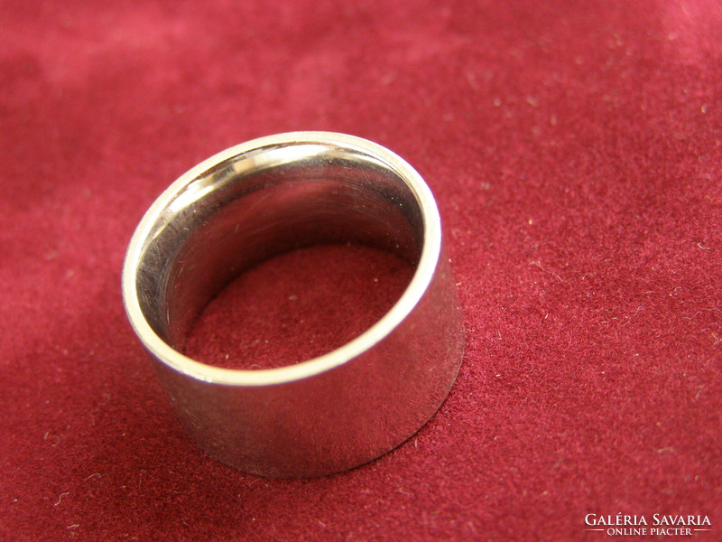 Stainless steel women's ring, shiny, wide!