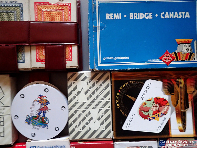 30 db francia kártya pakli csomag gyűjtemény franciakártya kártyacsomag römi bridge canasta skat