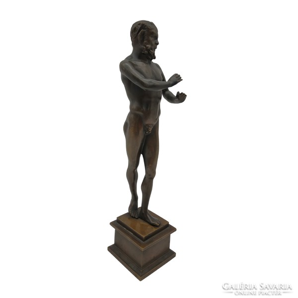 Faun Bronz Szobor M00886