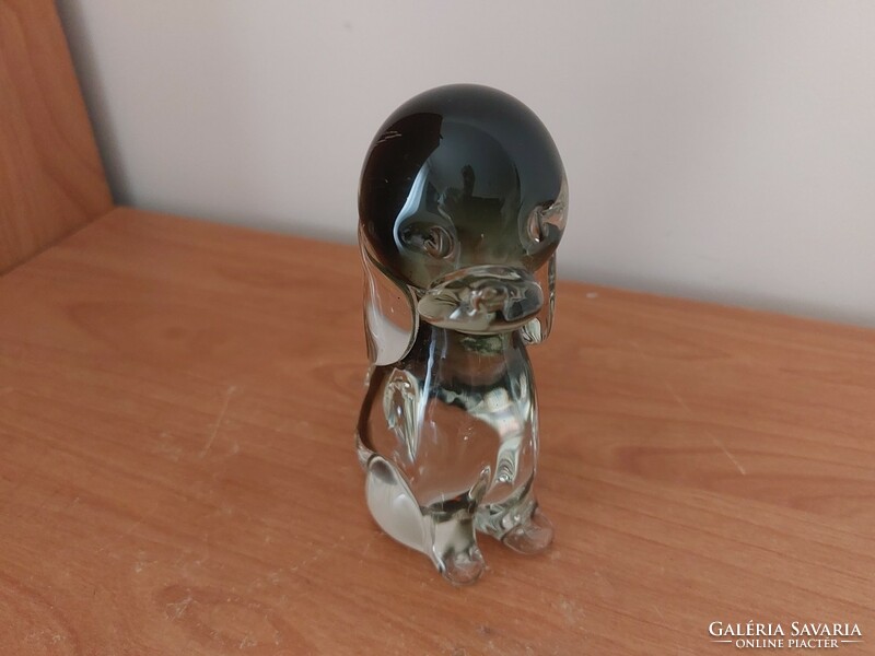 (K) Aranyos kis muránói üvegkutya