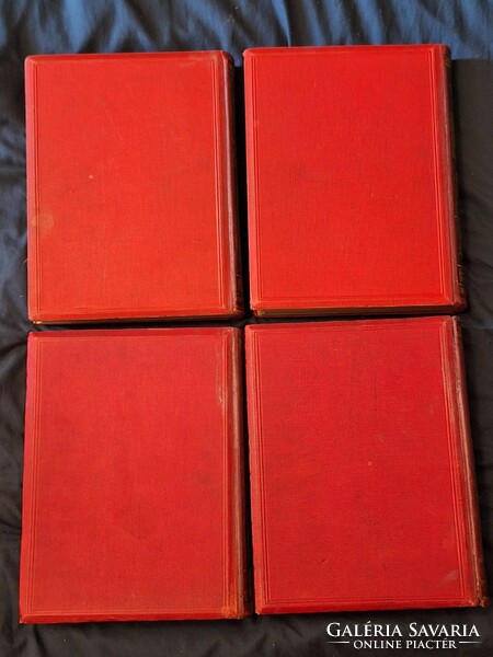 Szalay-Baróti's history of the Hungarian nation i-iv complete 1896 