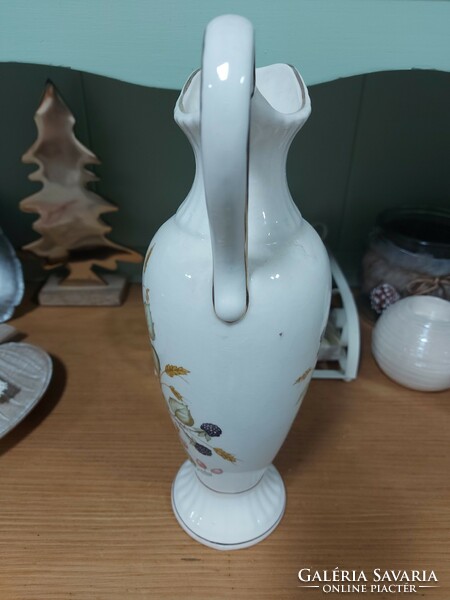 English Staffordshire ceramic carafe/jug