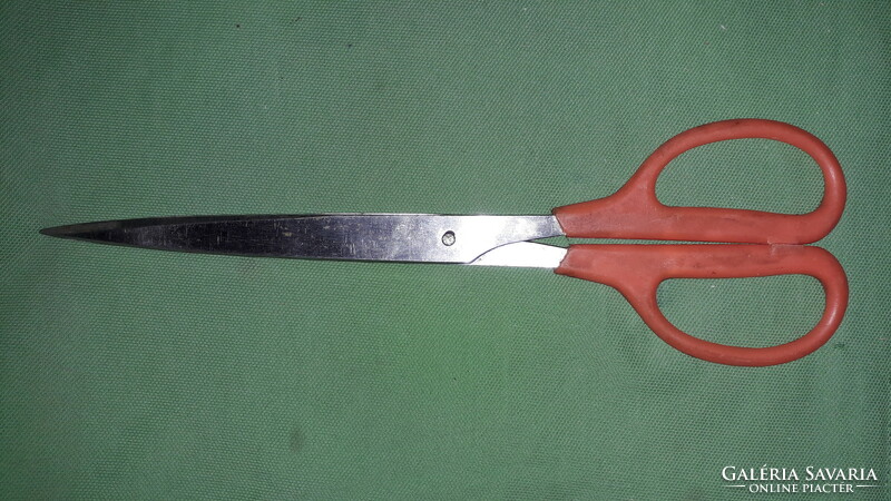 Retro large straight blade tailor's scissors 30 cm, the metal part 20 cm according to the pictures