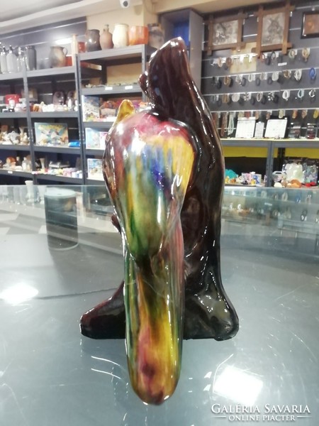 Ceramic parrot in a unique color