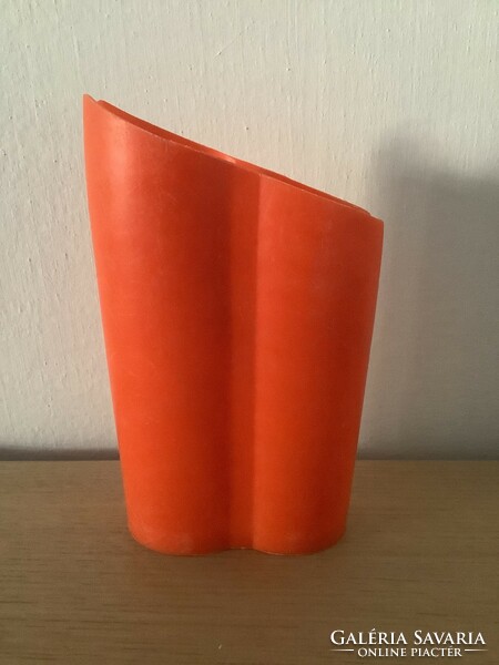 Retro orange milk container