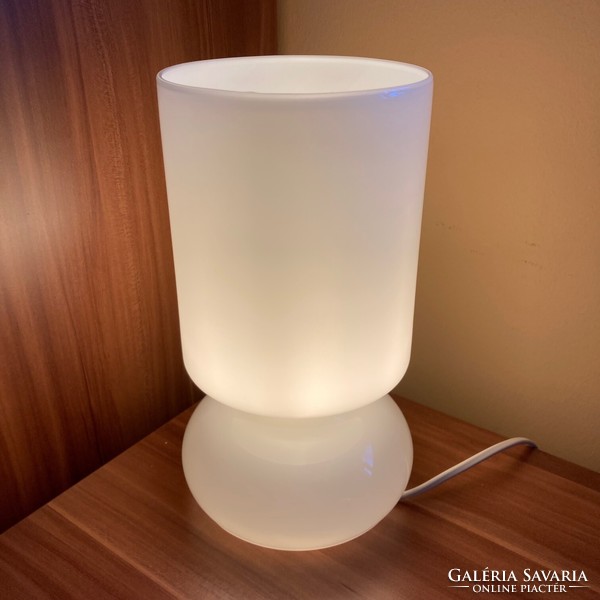 IKEA Lykta lámpa, hangulat lámpa, asztali lámpa, fehér üveg