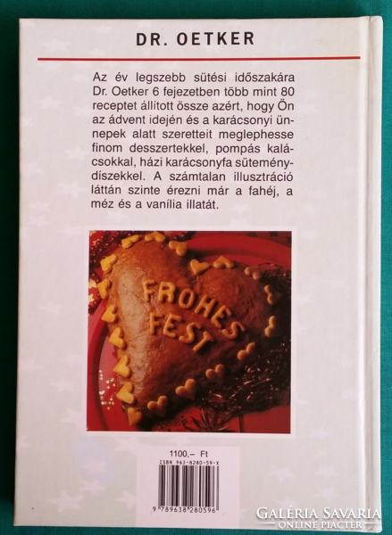 Dr. Oetker: Karácsonyi édességek > Konyhaművészet > Cukrászat > Receptek