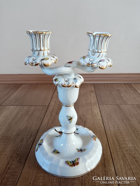 Herend Rothschild pattern candle holder