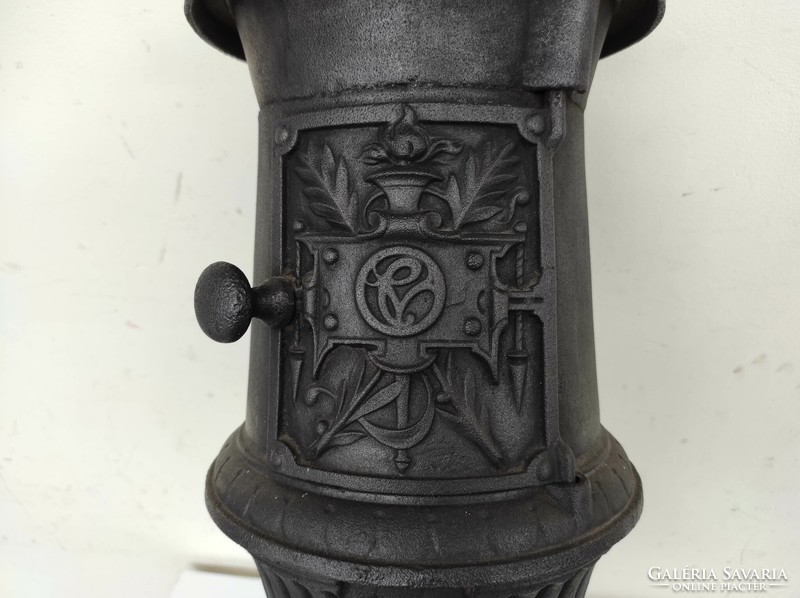 Antique iron stove cylindrical decorative iron stove 618 7217