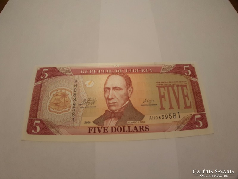Liberia $5 2009 oz