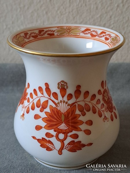 Cheap as hell! :-) A Meissen vase with a rare pattern and a sword mark