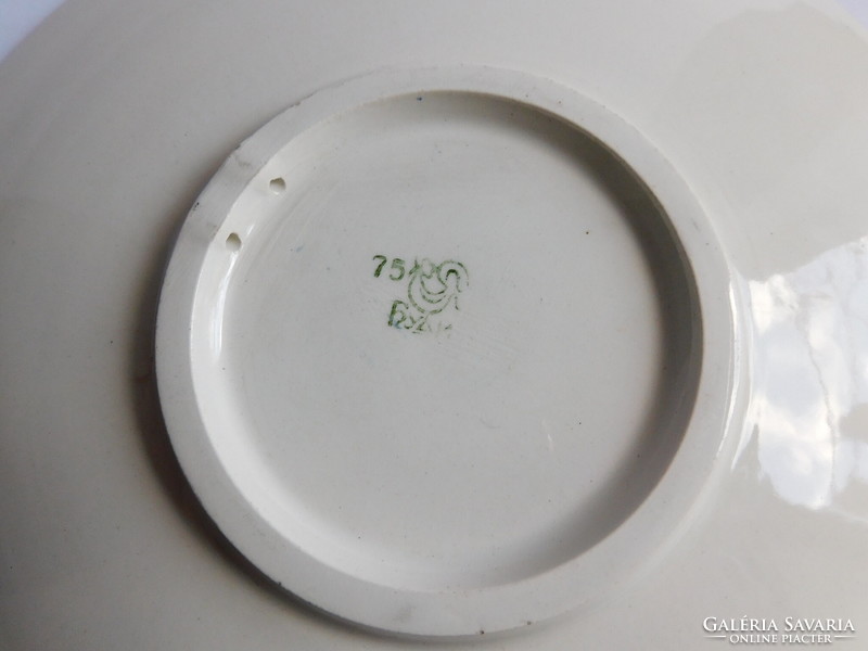 Soviet earthenware plate from the socialist era, war museum