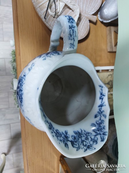 Antique English cauldon earthenware wash basin