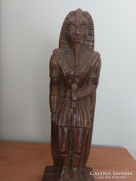 (K) Egyiptomi faszobor  cca 40 cm