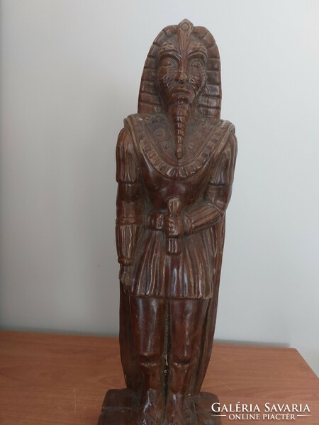 (K) Egyptian wooden sculpture approx. 40 cm