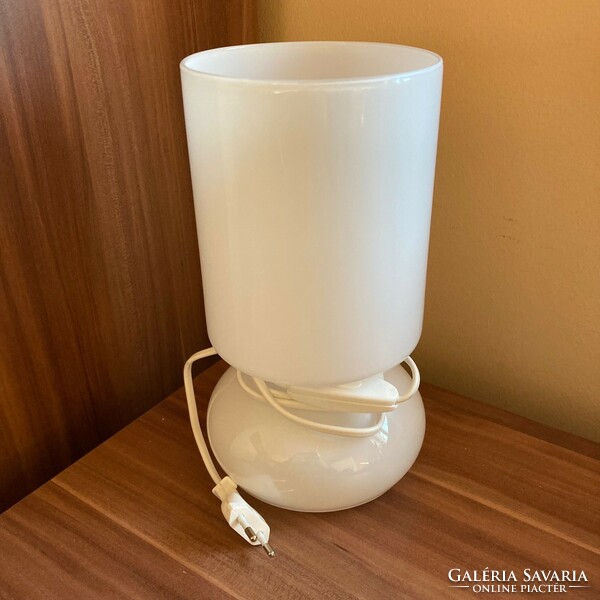 Ikea lykta lamp, mood lamp, table lamp, white glass