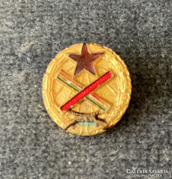Hungarian partisan commemorative medal miniature numbered