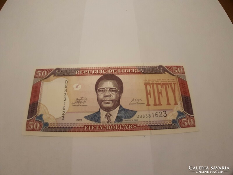 Libéria 50 Dollár 2009  UNC