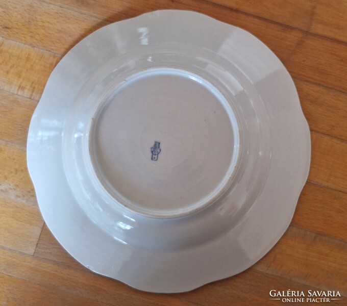 Tendril patterned ceramic plates