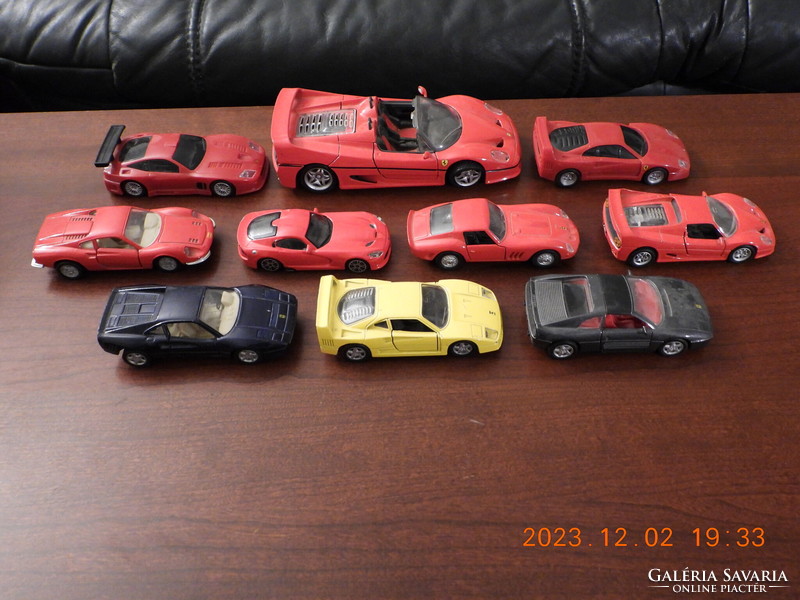 Ferrari (and a dodge viper) model, small car collection for sale