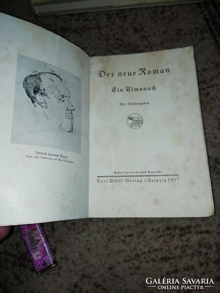 Der Neue Roman Ein Almanach 1917