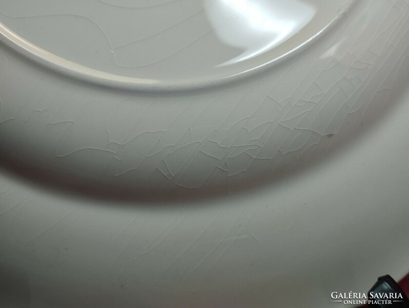 Royal Worcester, Palissy, gyönyörű angol porcelán nagy lapos kínáló tál, közepén vadnyul