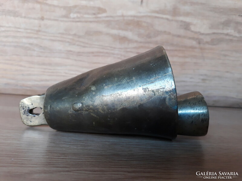 Antique rare double copper bell, bell