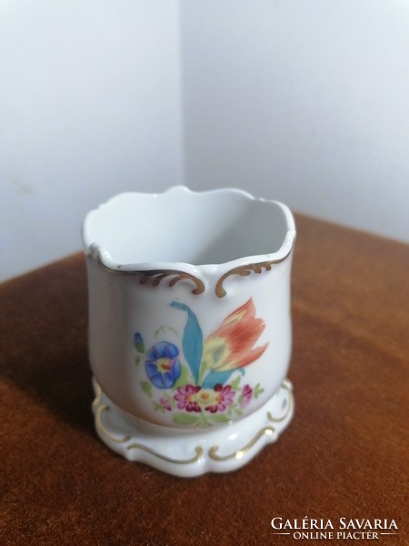 Herend ashtray and cigarette holder